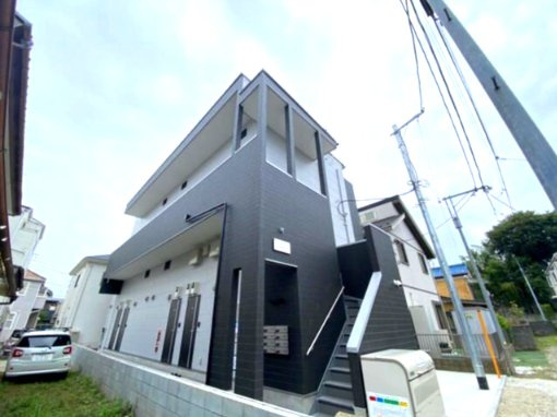 春日部市南１丁目のアパートの外観