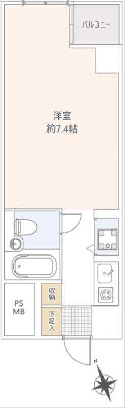 グレイス五反田の間取り