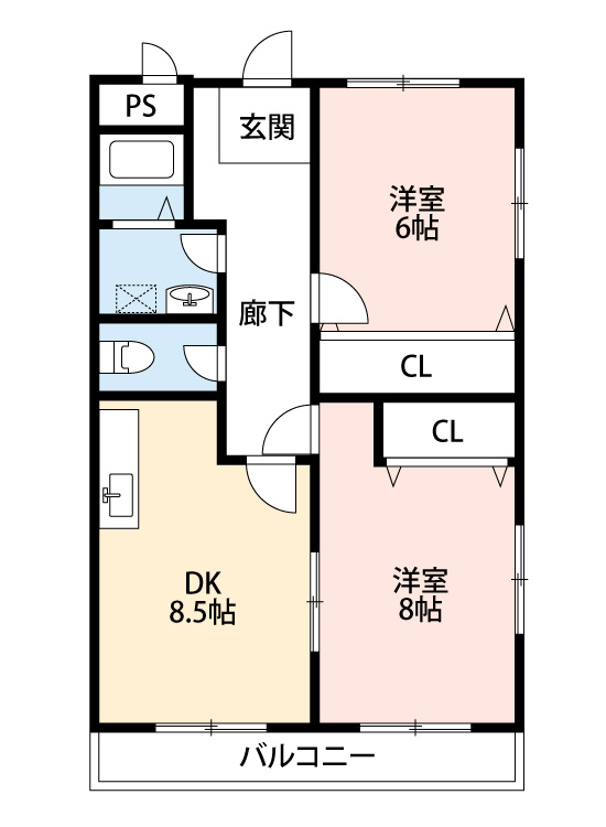 エクセルⅡ　　　刈谷市の賃貸ならクラスホーム刈谷店の間取り