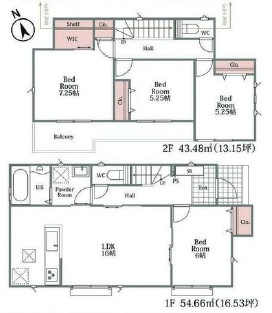 西尾市中畑町　新築分譲住宅　全4棟　B号棟