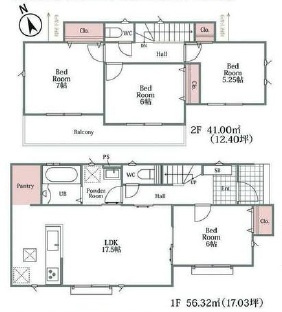 西尾市中畑町　新築分譲住宅　全4棟　C号棟
