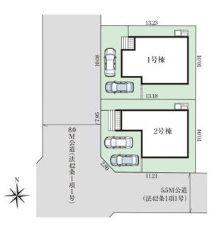【区画図】 | 向陽台7期2号棟