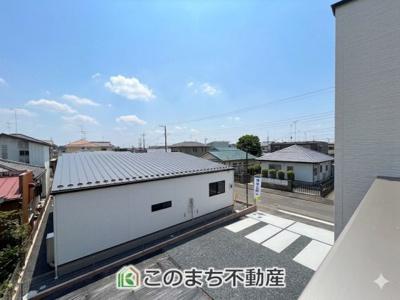 【展望】 | ワイウッドコート筑西市幸町第1期 1号棟 | バルコニーからの眺めです！