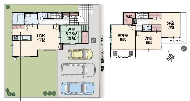 【間取り】 | 鳩山町鳩ヶ丘１丁目　いろどりアイタウン　新築戸建　全1棟　1号棟