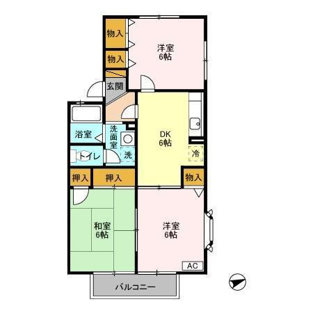 アルシュ１１の間取り