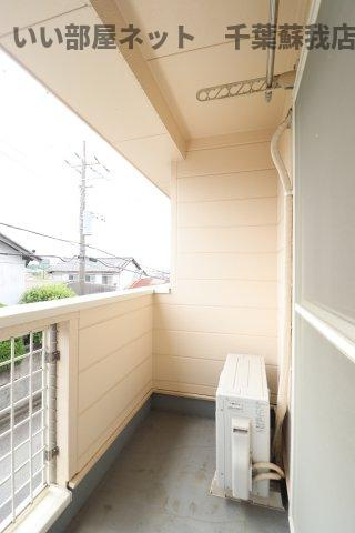 ＴフラットＢのバルコニー|陽当たり良好なバルコニーです