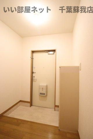 ＴフラットＢの玄関|落ち着いた玄関です