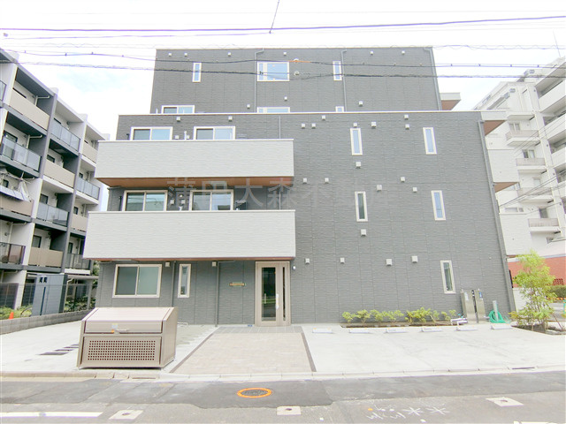 skye池上の外観|2024年6月築　鉄骨造地上5階建て総戸数16戸インターネット無料オートロック宅配BOXエレベーター付　　東急池上線池上駅最寄り徒歩8分の東京都大田区池上8丁目の落ち着いた住環境！