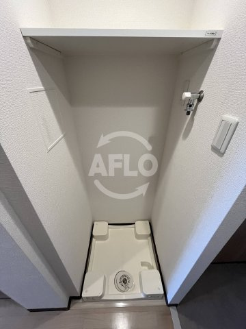 S-FORT江坂垂水町の洗面所|S-FORT江坂垂水町　洗濯パン