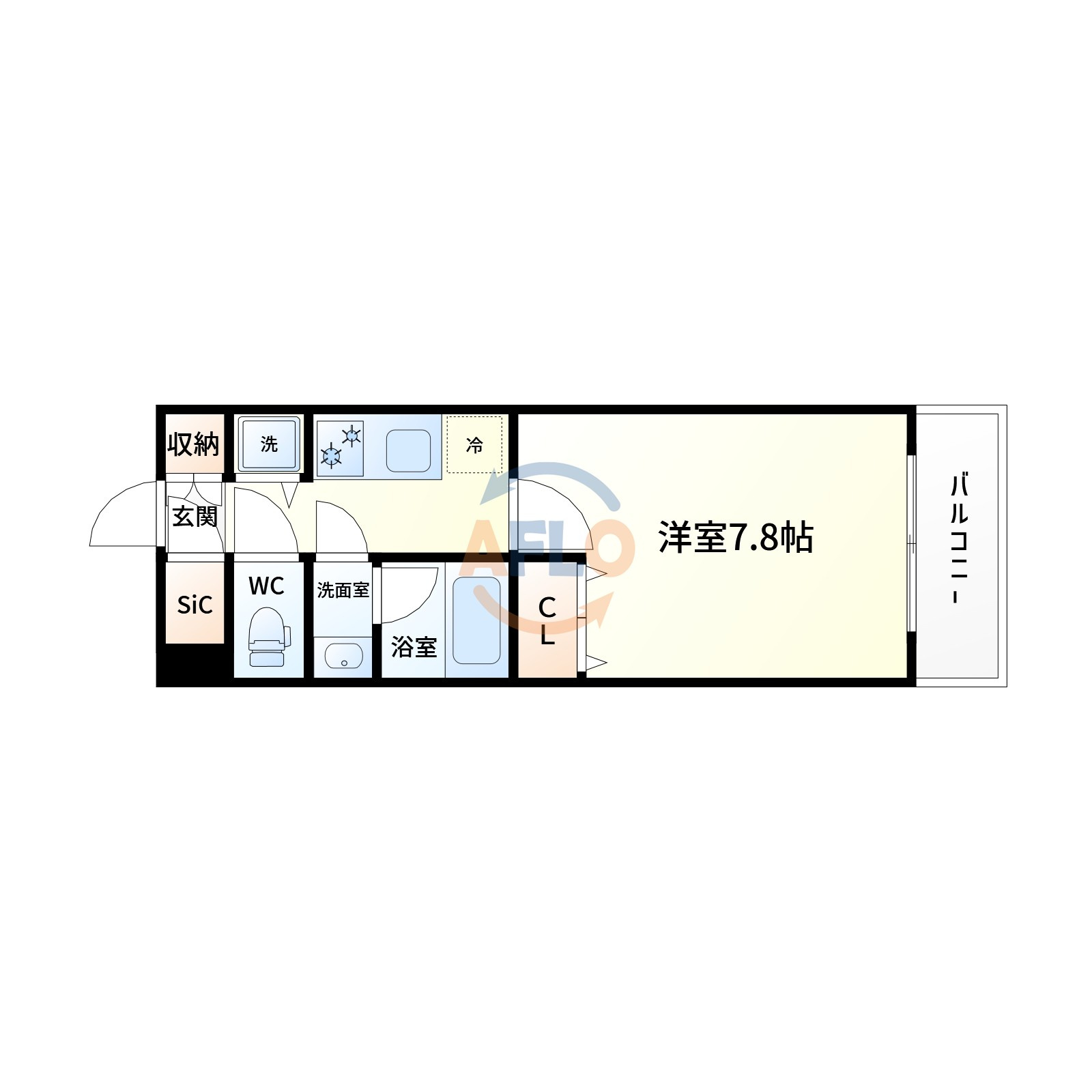 S-FORT江坂垂水町の間取り|S-FORT江坂垂水町　間取り