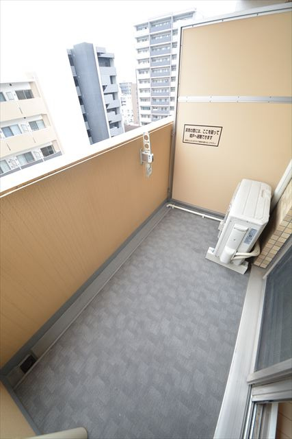 プレサンス上町台東平のバルコニー|プレサンス上町台東平　バルコニー