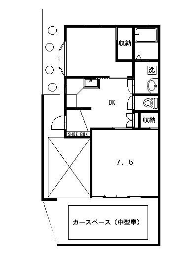 アドルカの間取り|間取りです。