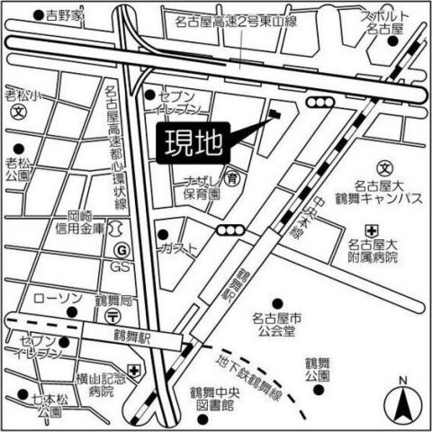 インプルーブ鶴舞の地図
