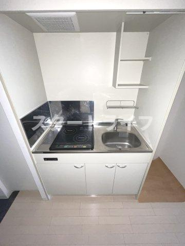 大阪市淀川区西中島２丁目の賃貸マンションのキッチン