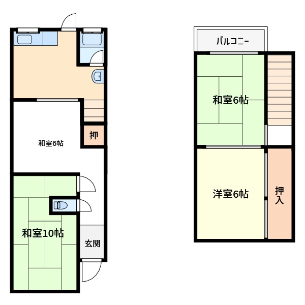 中小阪1丁目テラスハウス
