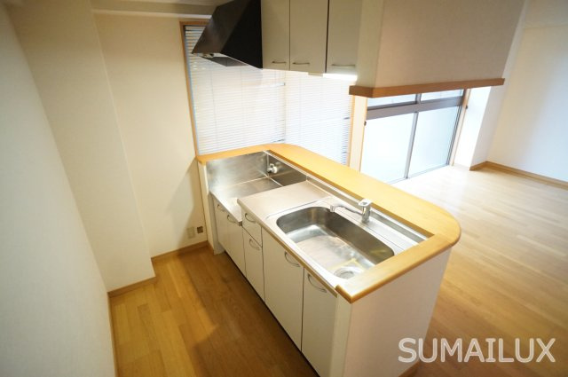 熊本市中央区本荘４丁目の賃貸マンションのキッチン
