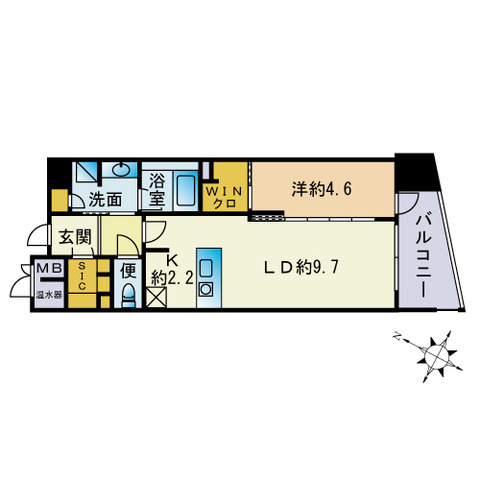 グランドオーク別府ステーションリンクの間取り