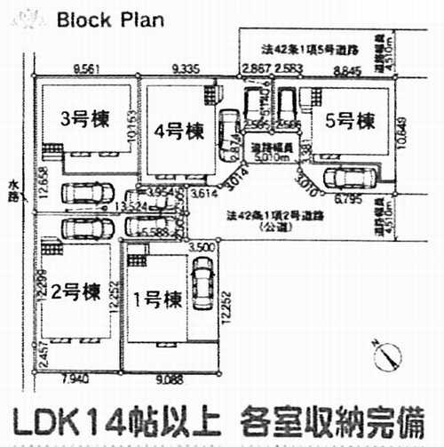 綾瀬市深谷南第24　新築戸建全5棟　5号棟の区画図