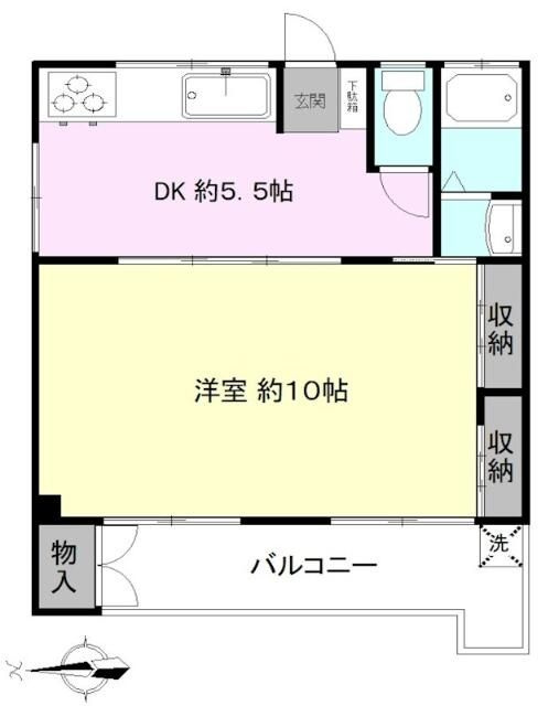 青木グリーンハイツの間取り