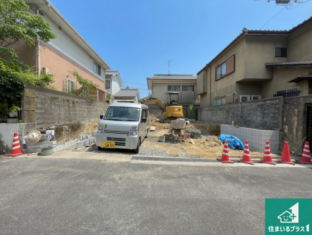 ★大津市茶戸町　第1期　新築一戸建ての外観|周辺は落ち着いた街並みの住宅地！子育てがしやすい住環境です！まだ未完成ですが、現地でしかわからない事もございます。是非一度ご覧ください。