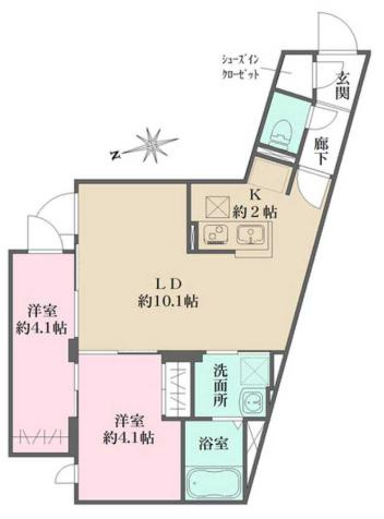 【間取り】 | グローリオシェルト杉並方南町