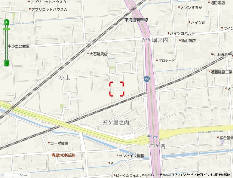 ボーネンＫ の地図