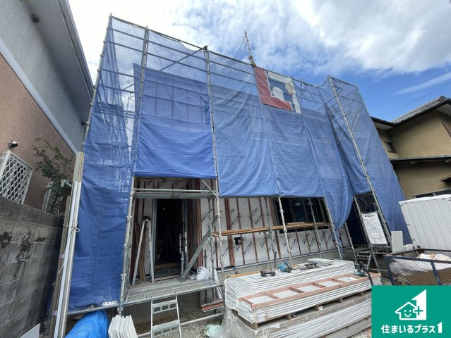 大津市茶戸町　第1期　新築一戸建ての外観|現在建築中！落ち着いた街並みで新生活を始めることが出来そう！周辺の物件も併せてご紹介させて頂きます！