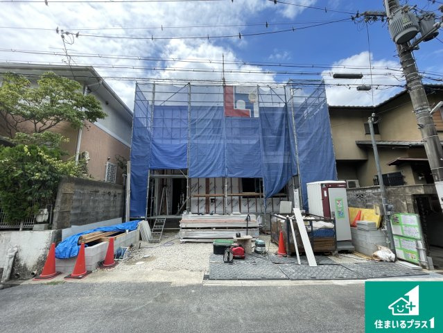 大津市茶戸町　第1期　新築一戸建ての外観|現在建築中！落ち着いた街並みで新生活を始めることが出来そう！周辺の物件も併せてご紹介させて頂きます！