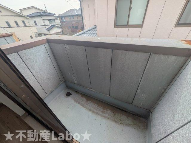 サンキュ藍住のバルコニー