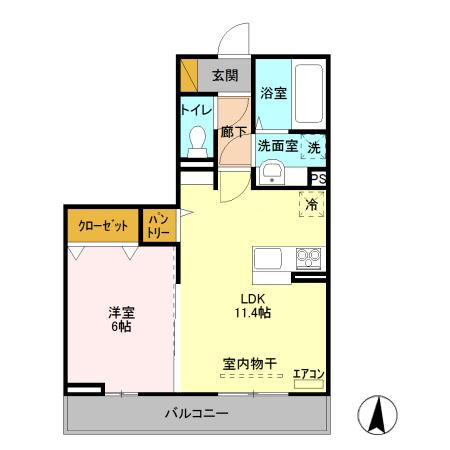 アルヴェアーレⅠの間取り