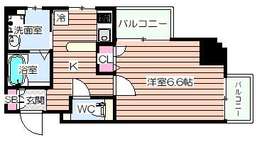 【間取り】 | プレサンスセンターコア大阪