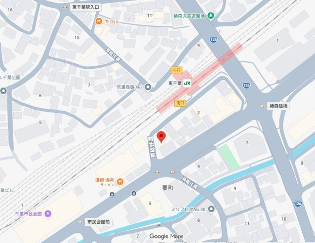 ウォンズ東千葉の地図