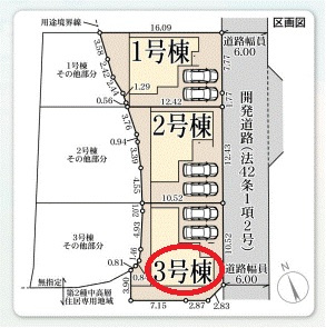 【区画図】 | リーブルガーデン姫路市西庄３期 | 区画図