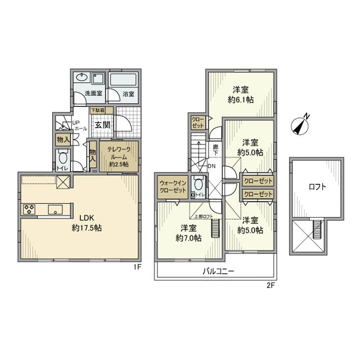 大久保戸建の間取り