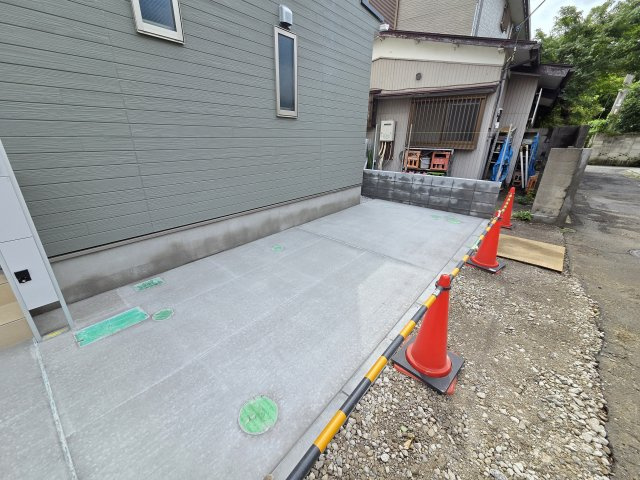 川崎市多摩区布田の一戸建ての駐車場