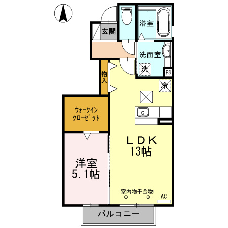Fresco　Aの間取り