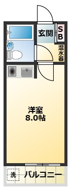 美工中山ハイツの間取り