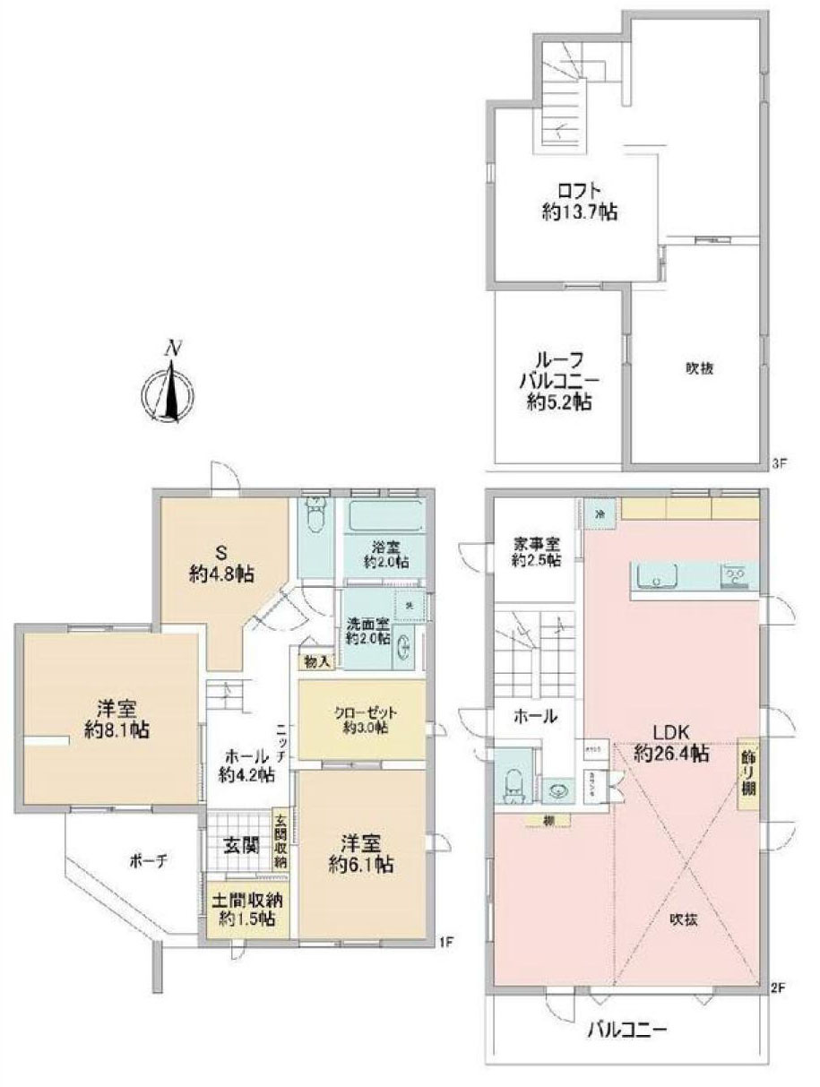 東久留米市中央町６丁目の中古一戸建