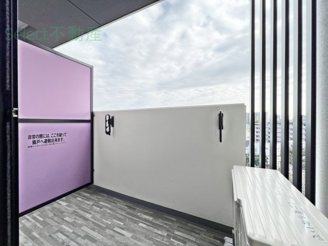 S-RESIDENCE志賀本通Northのバルコニー