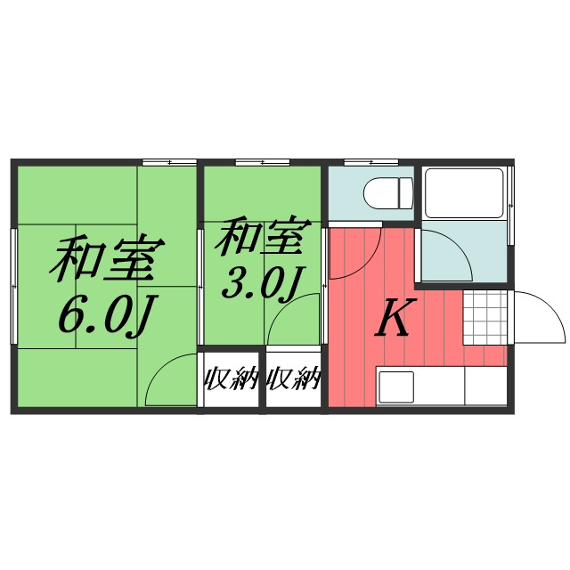 小松荘の間取り
