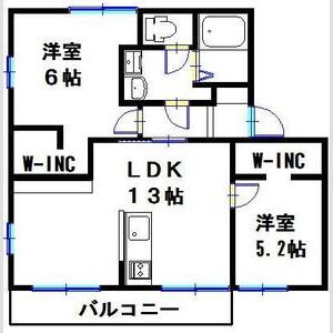 ハイツフローレンス B棟の間取り