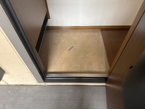 グレイスコート　C棟の玄関