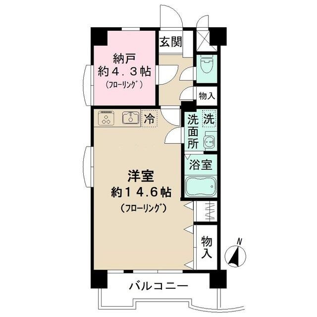 柿ノ木坂スカイパレスの間取り