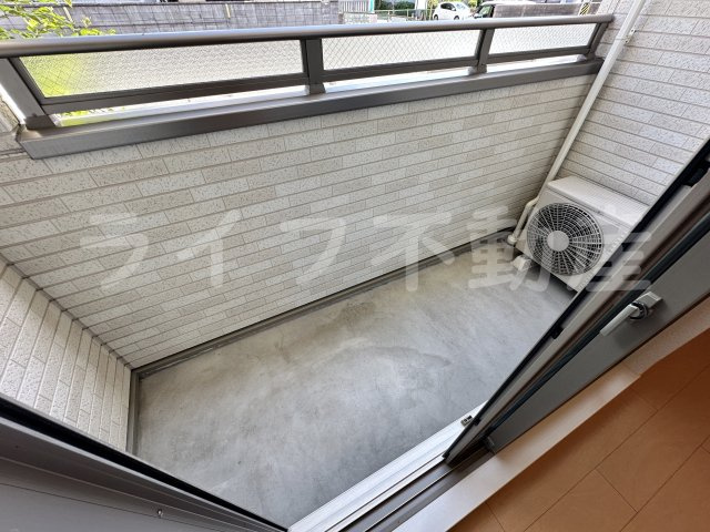 セレスコート花園のバルコニー|バルコニー付きです