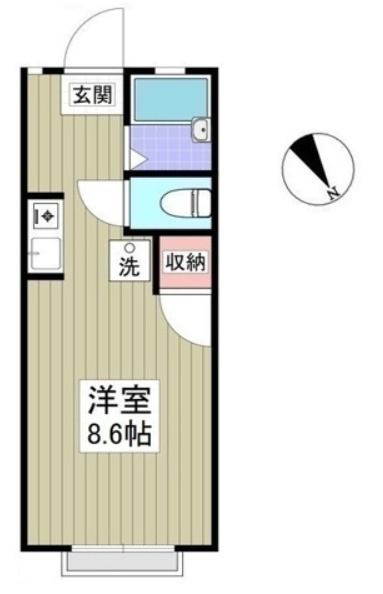 フォレスト東大宮の間取り