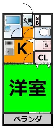 仲介手数料0円！サンハイム IIの間取り