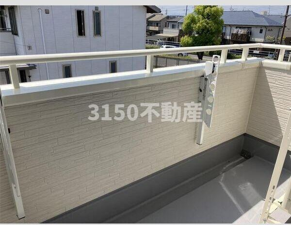 リーブルファイン西川手のバルコニー