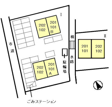 【区画図】 | メゾンクレール A棟