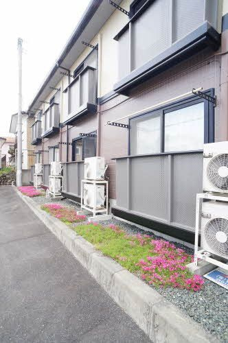 サンデール山崎町のバルコニー