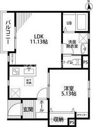 リーブルファイン西川手の間取り